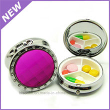 Customized Metal Pill Box, Mini Pill Box, Portable Pill Box